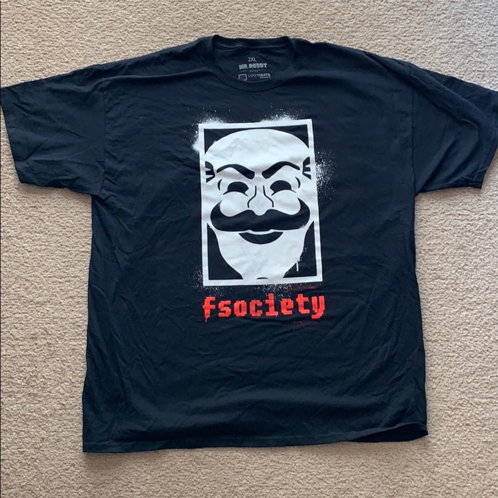 👕MR ROBOT fsociety T Shirt XXL NEW W/O TAGS👕